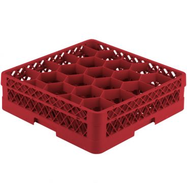 Vollrath TR11G-02 - Traex Full Size Red 20 Compartment Rack w/ Extender