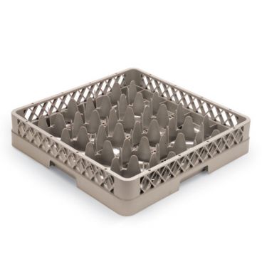 Vollrath TR13JJ Beige 12 Compartment Low Profile Traex Full Size Compartment Rack With 2 Extenders