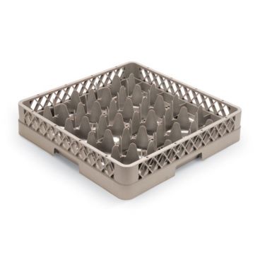 Vollrath TR13JJJ Beige 12 Compartment Low Profile Traex Full Size Compartment Rack With 3 Extenders