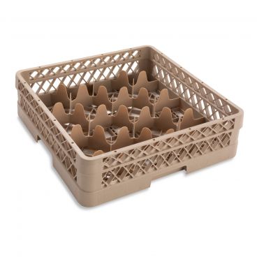 Vollrath TR18A Beige 12 Compartment Traex Full Size Compartment Rack With 1 Open Extender