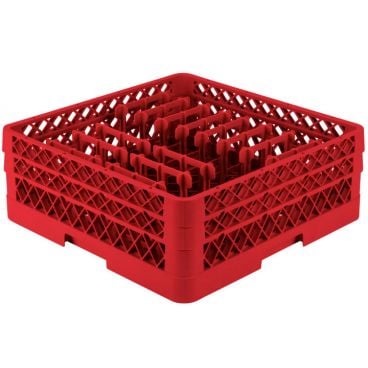 Vollrath TR3AAP14-02 Red Traex Full-Size Extended Plate Rack