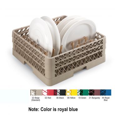 Vollrath TR3AAP14-44 - Traex Royal Blue Full-Size Extended Plate Rack