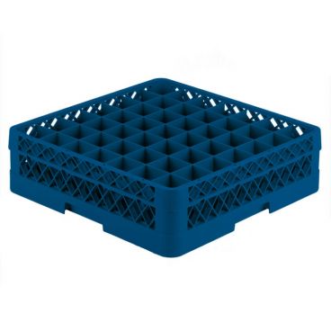 Vollrath TR9E-44 - Traex Full Size Royal Blue 49 Compartment Rack w/ Extender