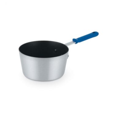 Vollrath Z434112 Aluminum Wear Ever 1 1/2 Qt. Tapered Sauce Pan with SteelCoat X3 Non Stick and Cool Handle