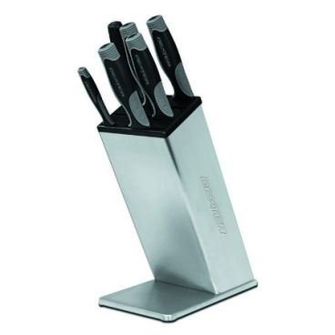 Dexter Russell 29823 V-Lo Series 6-Piece Knife Set and Stainless Steel Block
