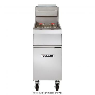 Vulcan 1GR35M 35-40 lb. Liquid Propane Floor Fryer - 90,000 BTU