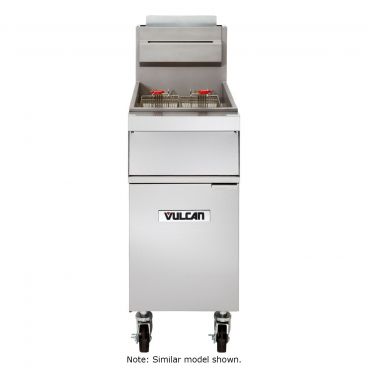 Vulcan 1GR65M 65-70 lb. Liquid Propane Floor Fryer - 150,000 BTU