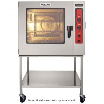 Vulcan ABC7E-240 Electric Stainless Steel Boilerless Full Size Combi Oven Steamer With Precision Humidity Control - 240V