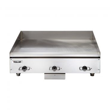 Vulcan HEG36E 36" Electric Countertop Griddle with Snap-Action Thermostatic Controls - 16.2 kW, 208v/60/3ph