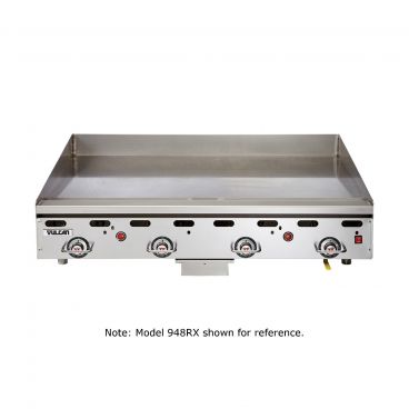 Vulcan MSA24 24" Countertop Griddle with Snap Action Thermostatic Controls - 54,000 BTU, Natural Gas