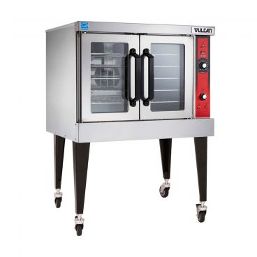 Vulcan VC4ED_240/60/3 40-1/4" Single Deck Full Size Electric Convection Oven - 240V, 12.5kW
