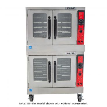Vulcan VC55GD Natural Gas Double Deck Full Size Convection Oven - 100,000 BTU