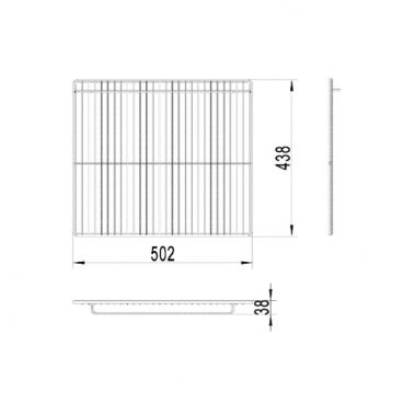 Empura W0402200 Coated Wire Shelf for EDM-12 Refrigeration