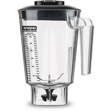 Waring CAC132 Clear 48 oz Capacity Copolyester BPA-Free Blender Container With Blade For Blade BB300 Series Blenders