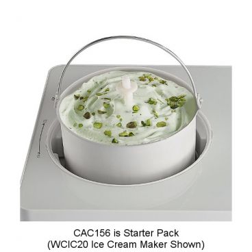 Waring CAC156 Ice Cream Base Starter Pack For WCIC20 Ice Cream Maker