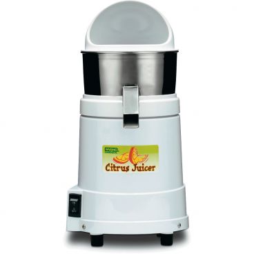 Waring JC4000 Compact 10" Wide Heavy-Duty Hi-Power Citrus Juicer With Splash Guard And 18,000 RPM Motor, 120V 1.2 HP