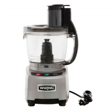 Waring WFP16SCD 4-Quart Combination Continuous-Feed / Batch Bowl Commercial Food Processor With LiquiLock System Sealed S-Blade, 120V 2 HP
