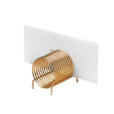 American Metalcraft WCHG435 3" x 3 1/2" Spring Type Gold Wire Check Holder