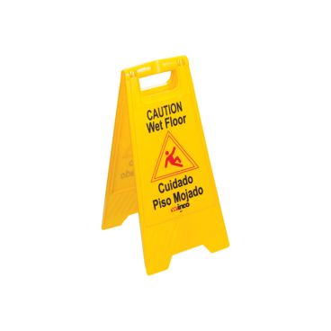 Winco WCS-25 Caution Wet Floor Sign 25" x 12"