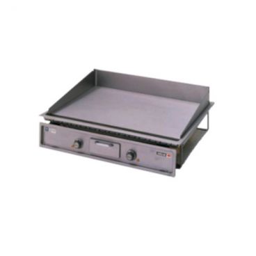 Wells G-196 36" Stainless Steel Built-In Electric Griddle With Polished Griddle Plate And 2-Zone Thermostatic Heat Control, 208 volts