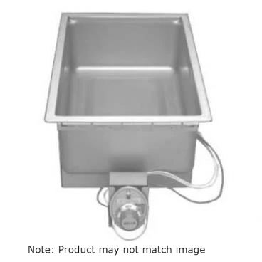 Wells SS-206ER Built-In Bottom-Mount Rectangular Hot Food Warmer Well With 12" x 20" Pan Opening And Infinite Controls, 240 Volts, 1200 Watts