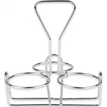 Winco WH-4 3-Ring Condiment Jar Holder