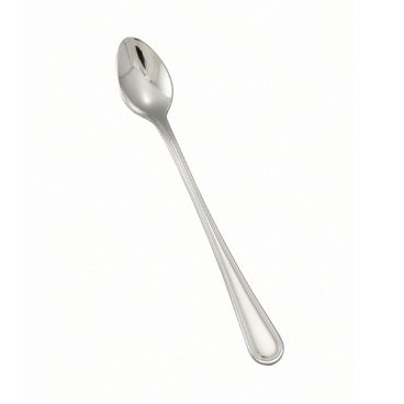 Winco 0030-02 7 3/8" Shangarila Flatware Stainless Steel Iced Tea Spoon