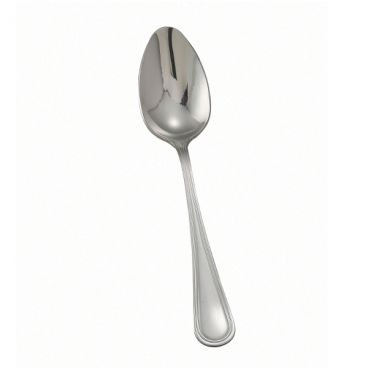 Winco 0030-10 8 1/4" Shangarila Flatware Stainless Steel European Size Tablespoon