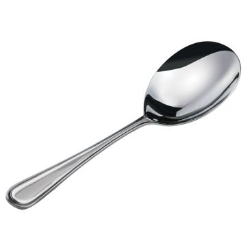 Winco 0030-21 9" Shangarila Flatware Stainless Steel Large Bowl Serving Spoon