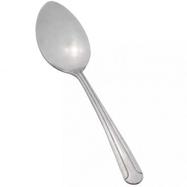 Winco 0081-03 7" Dominion Flatware Stainless Steel Dinner Spoon