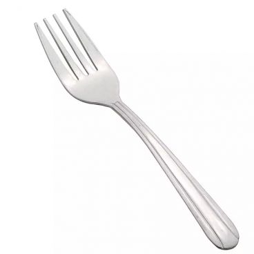 Winco 0081-06 6 1/8" Dominion Flatware Stainless Steel Salad Fork