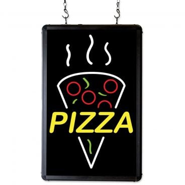 Winco Benchmark 92006 Ultra Bright Pizza Merchandising Sign LED 