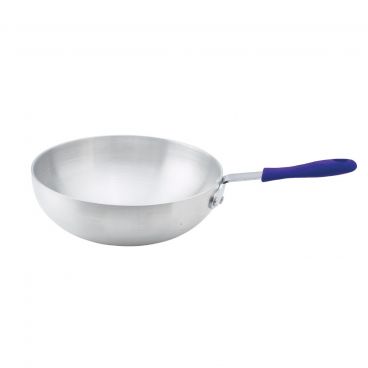 Winco ASFP-11 11" Aluminum Stir Fry Pan with Silicone Handle