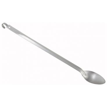 Winco BHKS-21 21" Heavy Duty Solid Stainless Steel Basting Spoon