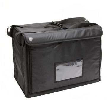 American Metalcraft BLDB2216 Black 22" x 13" x 16" Polyester Deluxe Delivery Bag