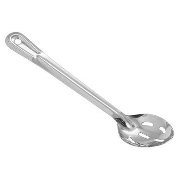 Winco BSST-13H Stainless Steel 13" One Piece Slotted Basting Spoon