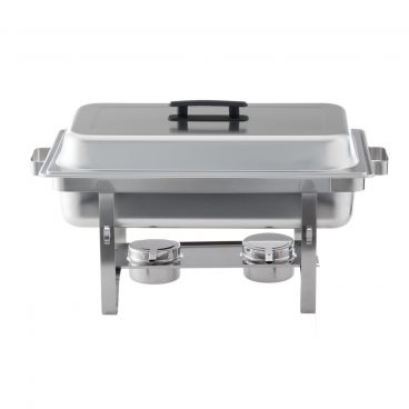 Winco C-3080B Polished Eco Newburg 8 qt. Chafer with Stand