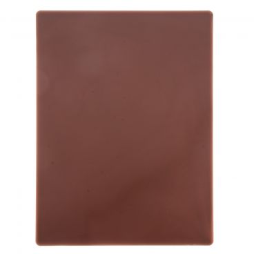 Winco CBBN-1824 18" x 24" x 1/2" Brown Polyethylene Plastic Cutting Board