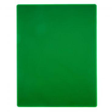 Winco CBGR-1824 18" x 24" x 1/2" Green Polyethylene Plastic Cutting Board