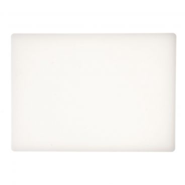 Winco CBH-1520 15" x 20" White Plastic Cutting Board