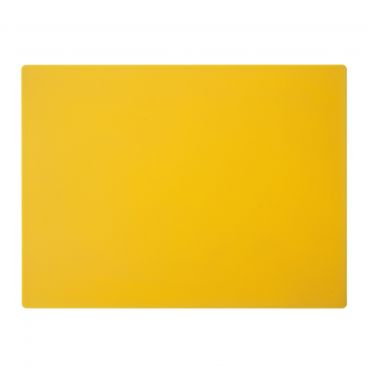 Winco CBYL-1824 18" x 24" x 1/2" Yellow Plastic Cutting Board