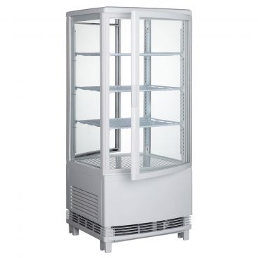 Empura CRD-1 100 Can Double-Glass Door Countertop Refrigerated Beverage Display - 120V, 164 W