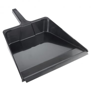 Winco DP-1618K 18" Black Plastic Dust Pan