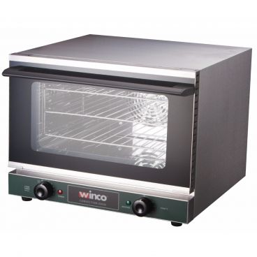Winco ECO-250 Quarter Size Countertop Convection Oven - 120V, 1,440W