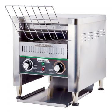 Winco ECT-700 14-5/8" Spectrum Countertop Horizontal Conveyor Toaster - 700 Slices Per Hour