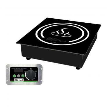 Winco EIDS-18 12-5/8" Drop-In Commercial Electric Induction Cooker with Digital Controls - 120V, 1800W
