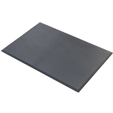 Winco FMG-23K Anti-Fatigue Black Floor Mat, 2' x 3' x 1/2"
