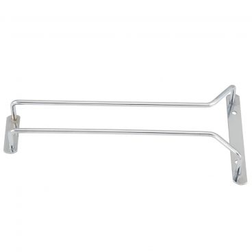 Winco GHC-10 10" Chrome Plated Glass Hanger Rack