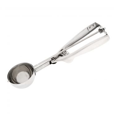Winco ISS-20 #20 Round Squeeze Handle Disher Portion Scoop - 2.5 oz.