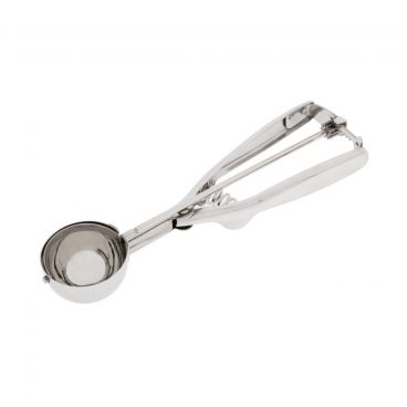 Winco ISS-30 #30 Round Squeeze Handle Disher Portion Scoop - 1.25 oz.